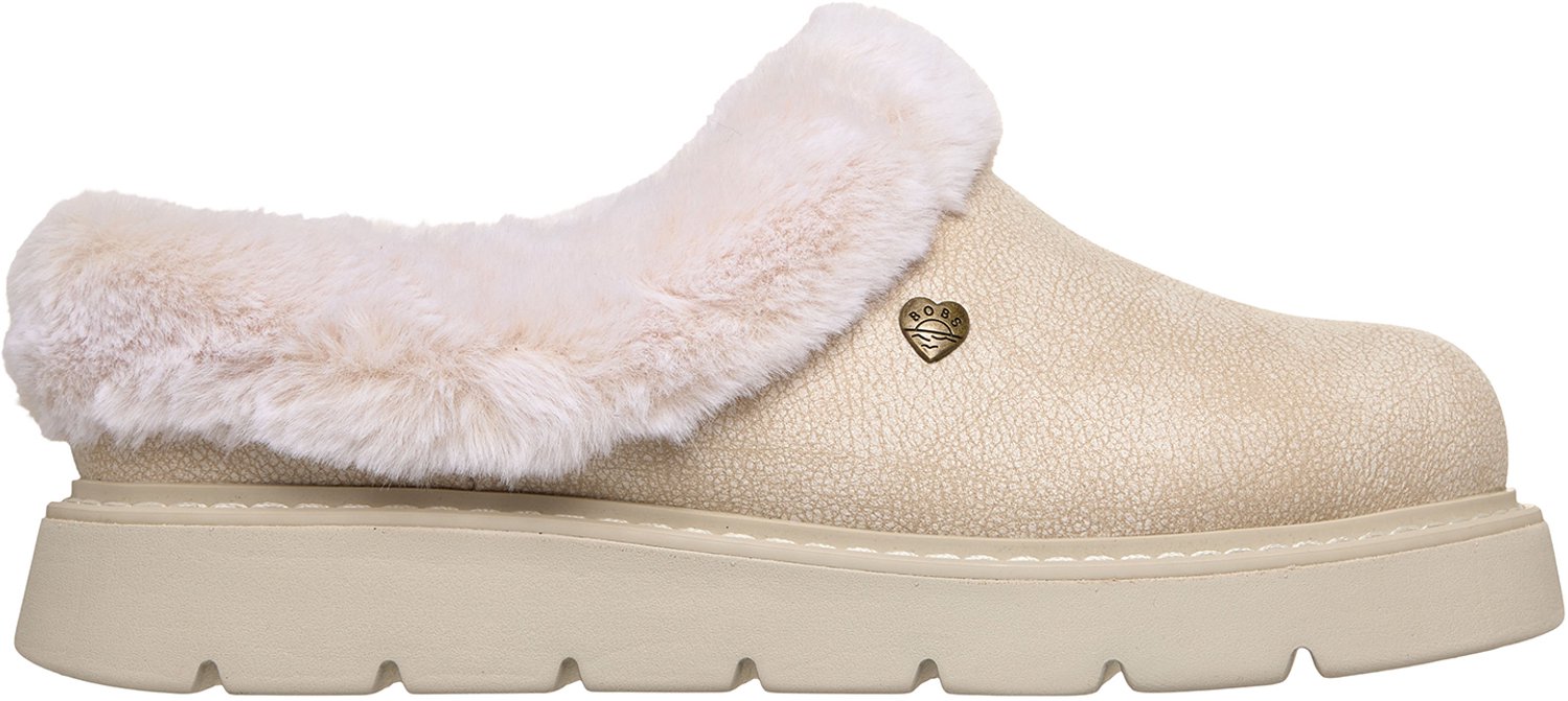 Skechers Dames BOBS Keepsakes Lite Pantoffels Memory Foam Off White