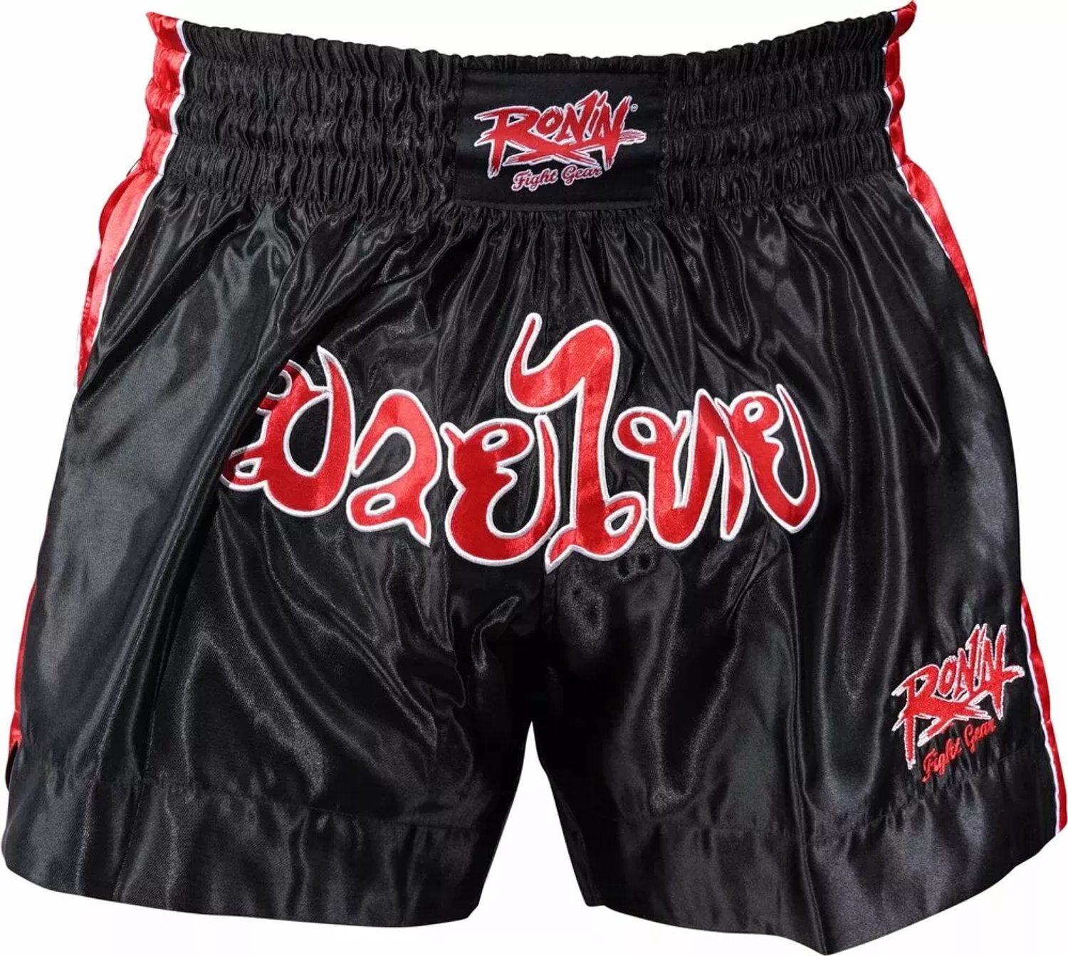 Ronin Kickboks Broek Siam zwart/rood XS