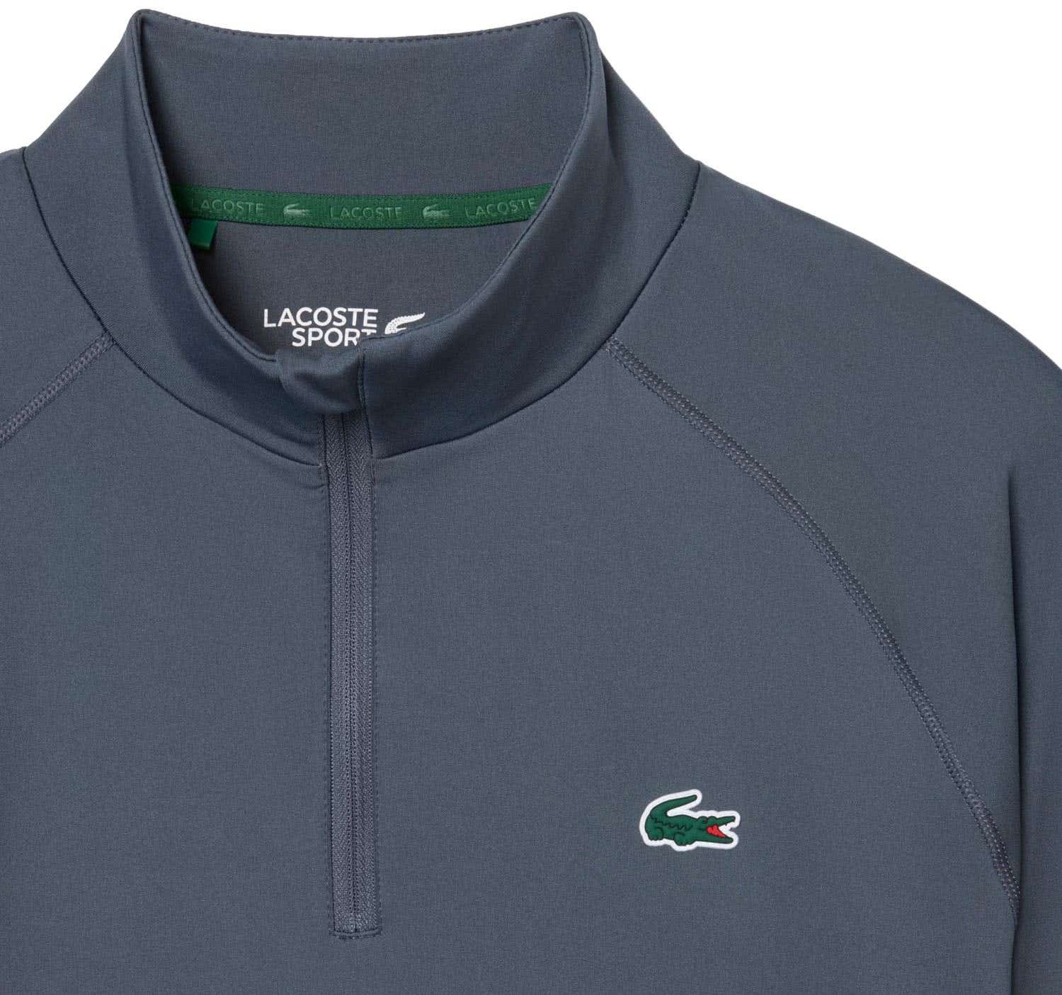 Sudadera Con Cremallera Lacoste Essentials Sh0198 7ez Grijs