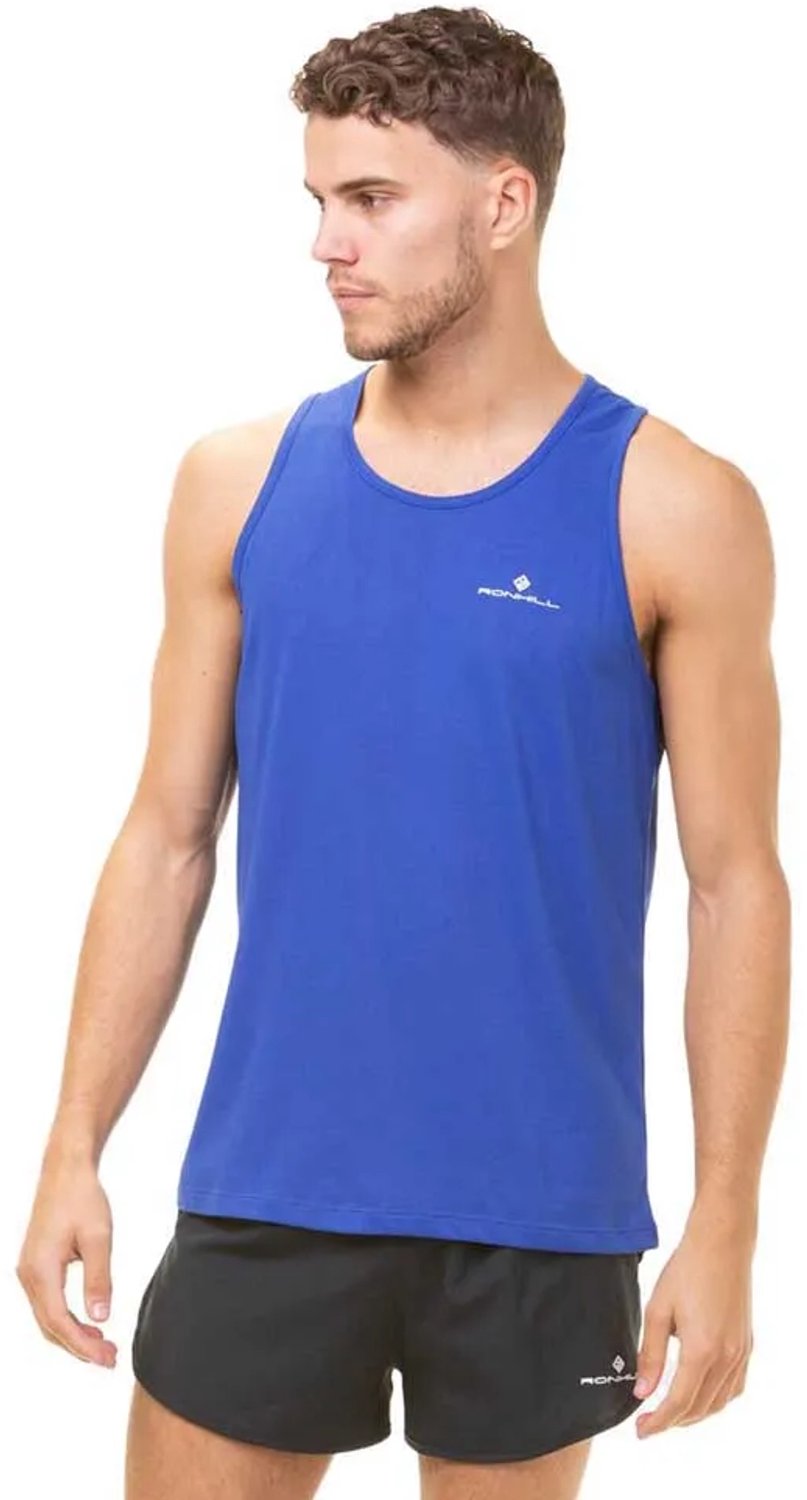Ronhill Core Mouwloos T-shirt Blauw M Man