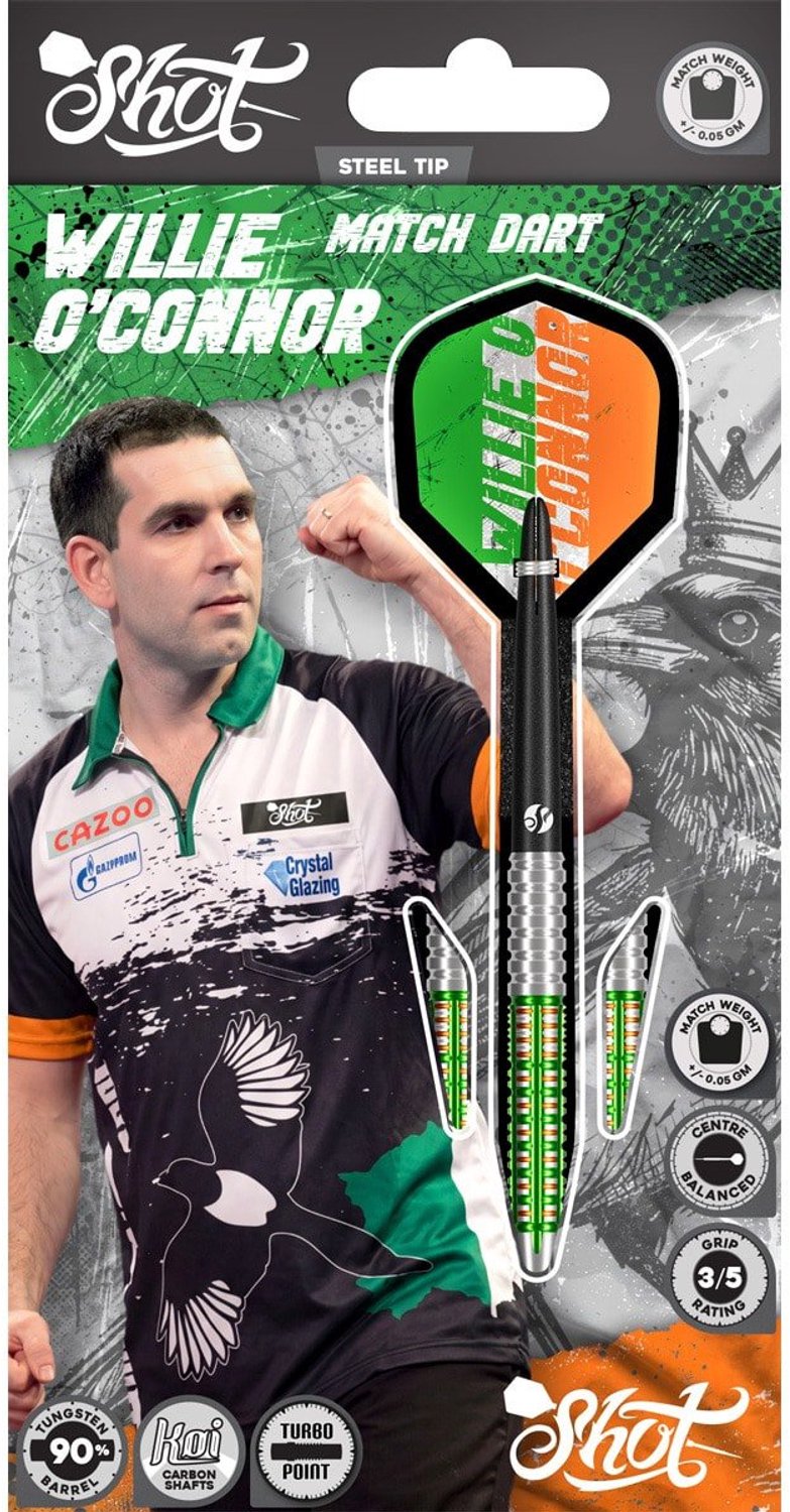 Shot William O'Connor Turbo Point 90% - Dartpijlen van Shot! — afbeelding 4