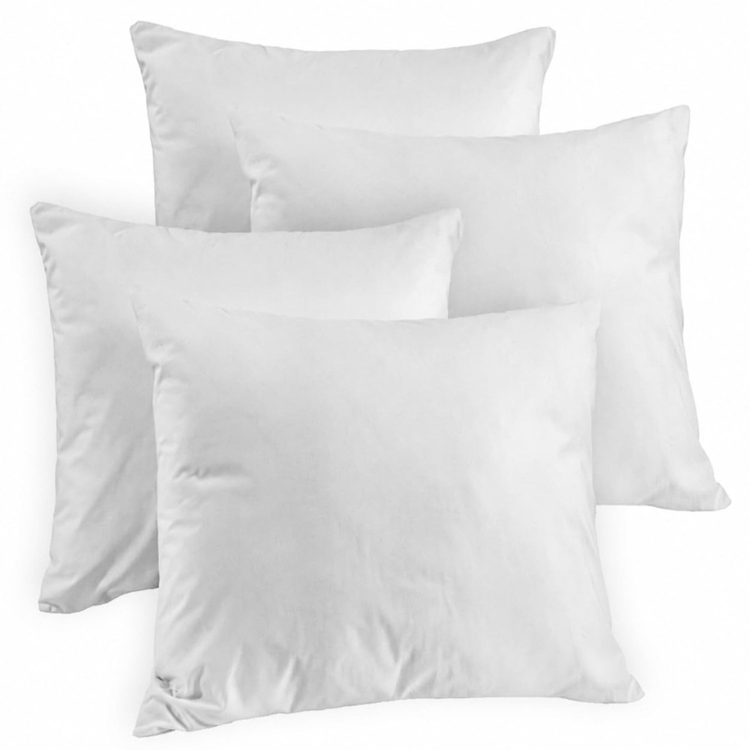 Duraxl Kussens - Set van 4 - 60 x 60 cm - Microvezel Wit
