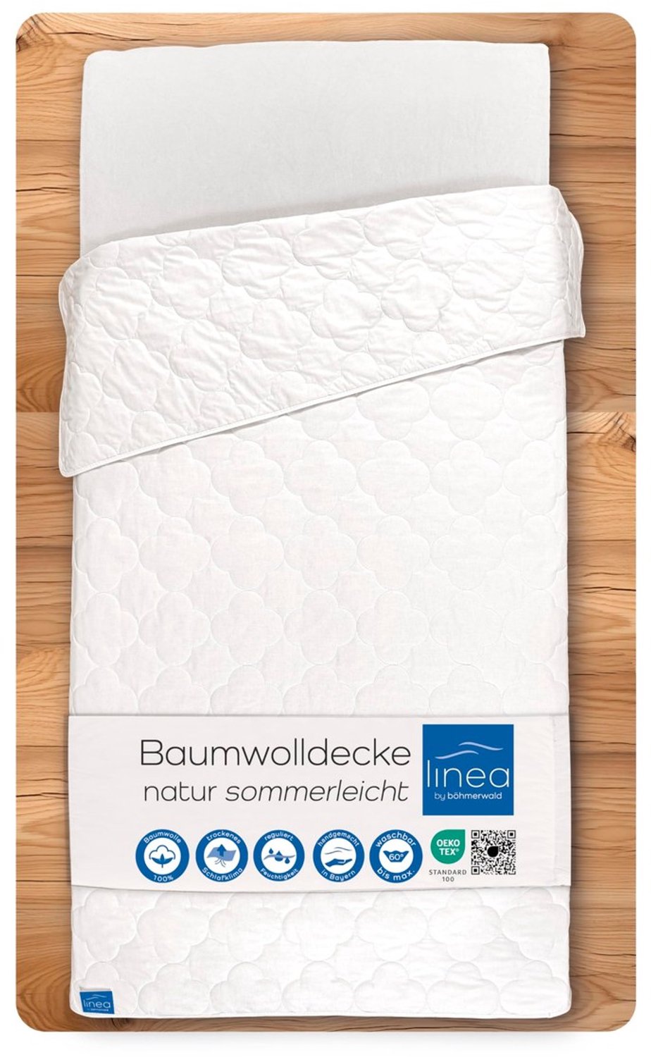 Duraxl Dekbed - Katoen - 135 x 200 cm - Wit