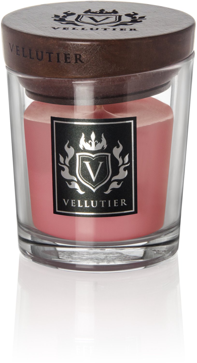 Vellutier Small Candle Succulent Pink Grapefruit roze