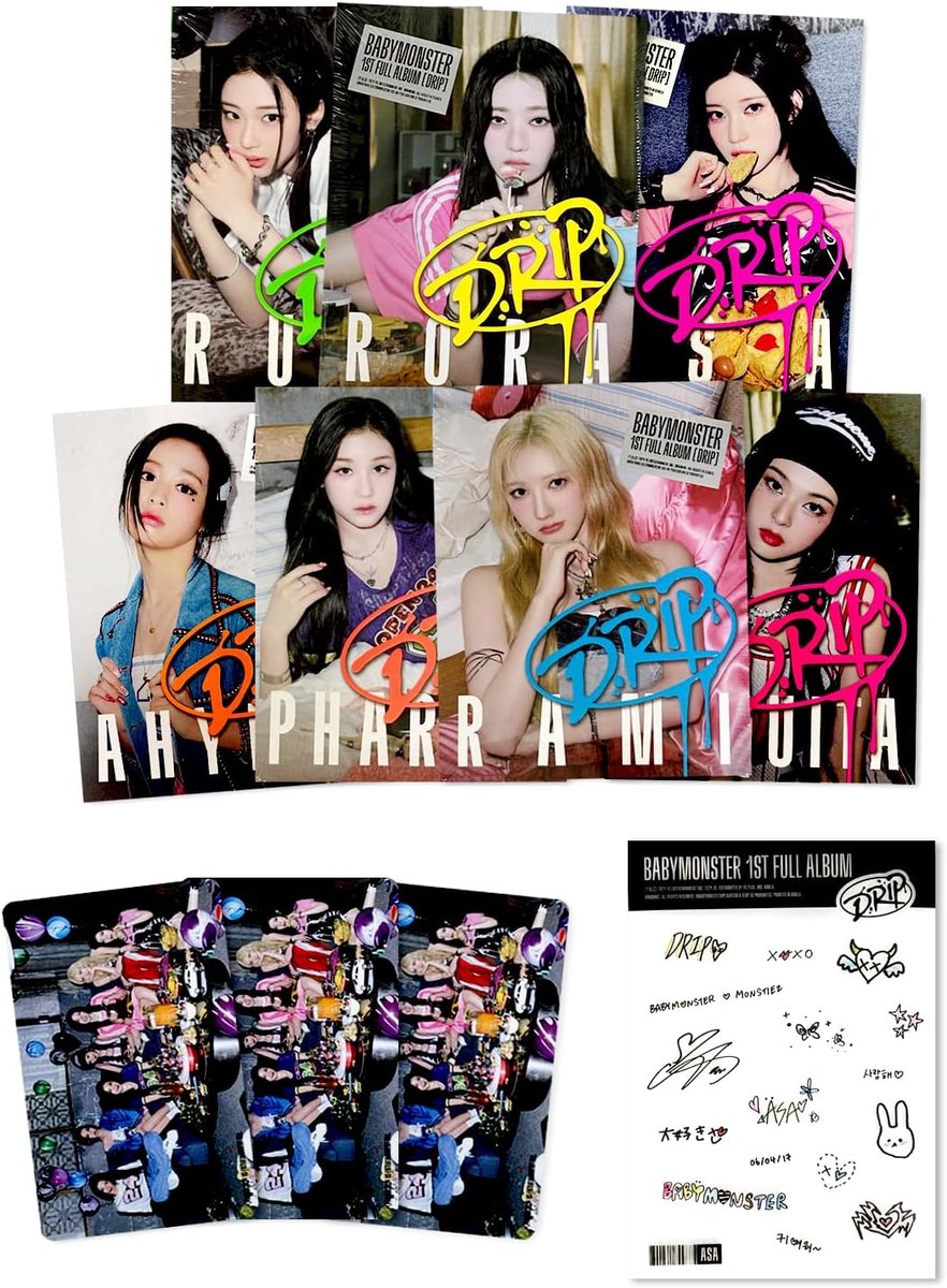 DRIP [YG Tag Album Ver. / Random] + 4 extra photo cards - ShopVlot