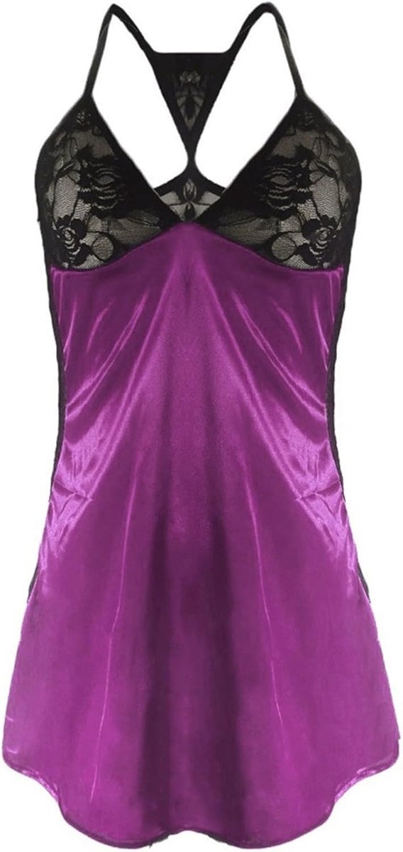 Lingerie voor dames, sexy, kant, babydoll, nachtkleding, ademende stof, anti-irritatie, A409