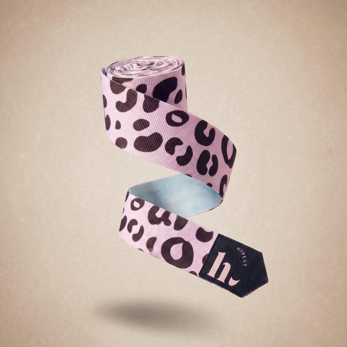 Hypest Leopard Rapid Boksbandage – Hand Wraps – 450 cm – Bruin/Roze – Set van 2 – One size - vechtsport bescherming