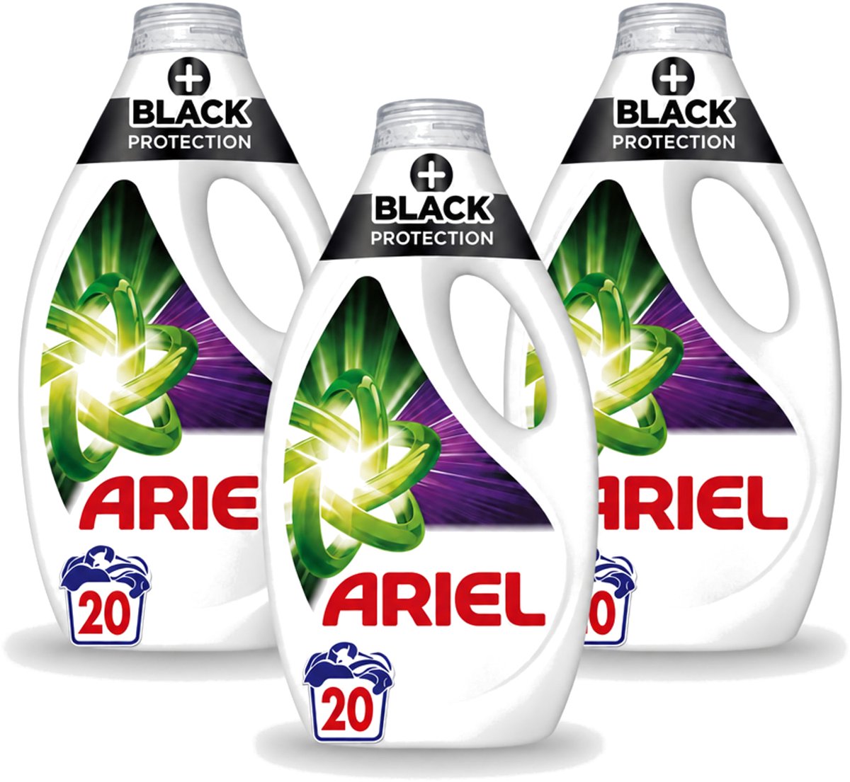 3 x Ariel – +Revita Black – Vloeibaar Wasmiddel – 900 ml - Voordeelverpakking - 3 stuks