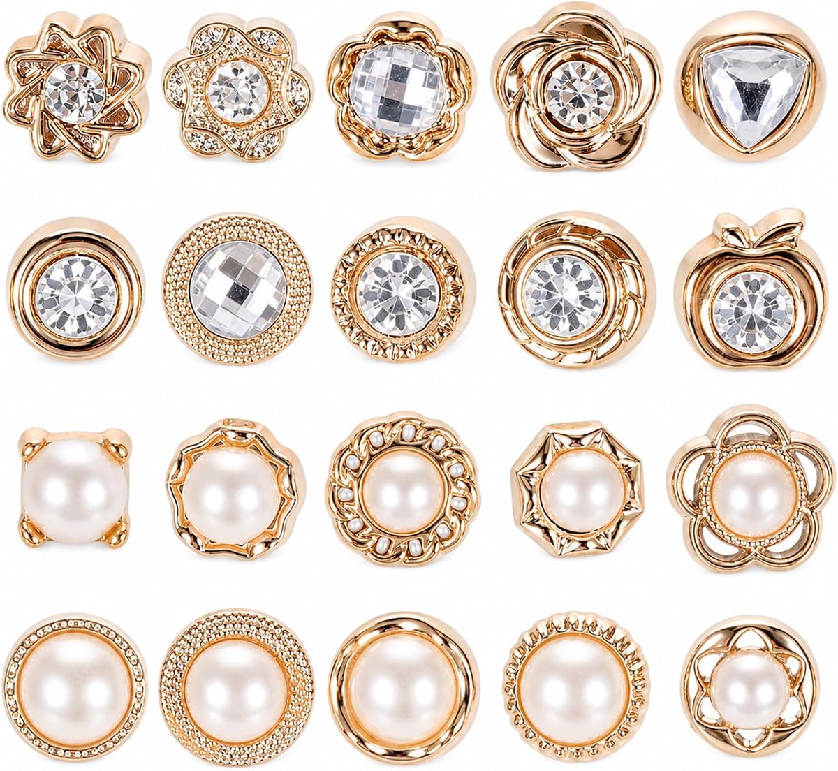 20 stuks jeansknoop zonder naaien, broche voor dames, broekknoop om strak te maken, vintage broches voor kleding, broches, knopen zonder naaien, knoopafdekkingen voor dames, voor vrouwen, broeken