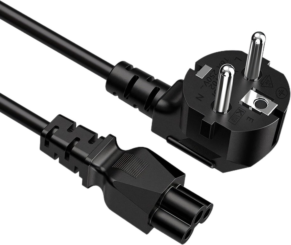 1,5 m C5 netsnoer 3-polige laptop stroomkabel Mickey Mouse stekker voor HP