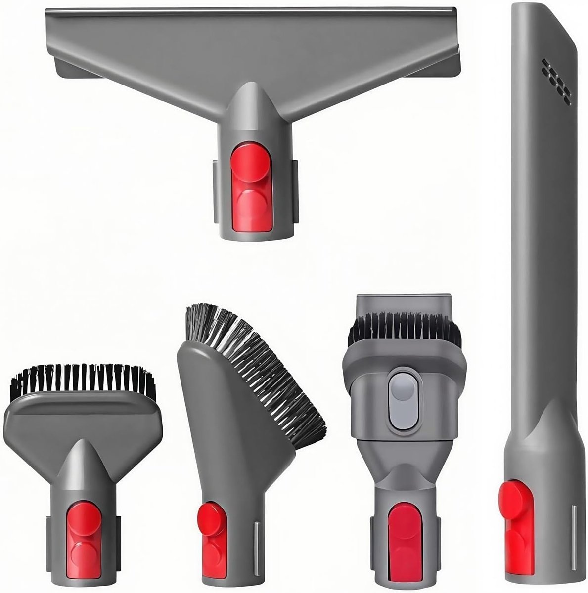 5-delige accessoireset voor stofzuigers compatibel met Dyson Gen5 V7 V8 V10 V11 V12 V15 SV10 SV11, Vervangonderdelen voor stofzuigers zoals mondstukken, stofzuigertoppen