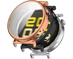 (2 Pieces) Case Compatible with Huawei watch GT6 41mm, Black Rose Gold All-round Protective Case with Screen - ShopVlot