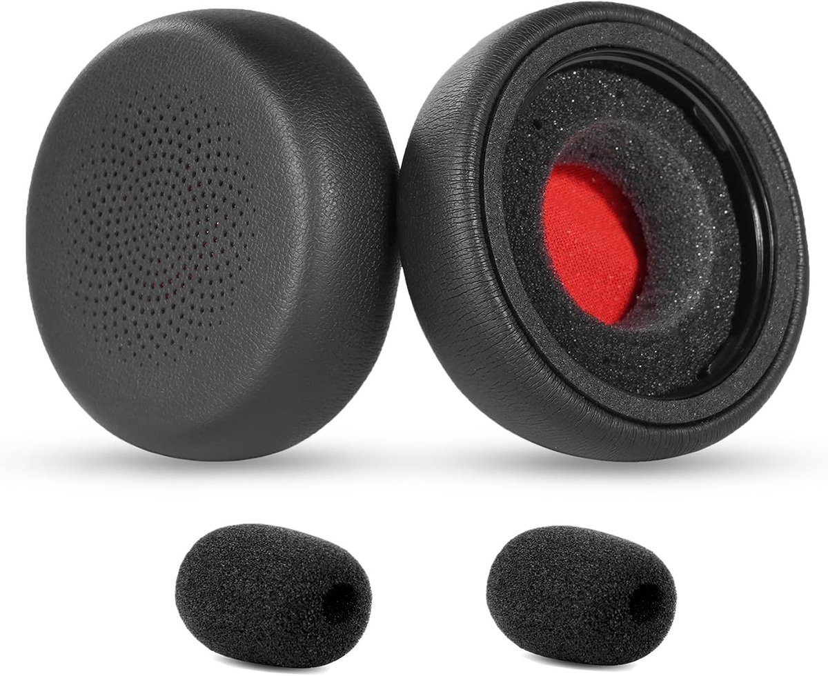 Ear Pads Replacement Ear Pads Cushion Cushion Compatible with Yealink BH70 WH64 Wireless Bluetooth Headphones Protein - ShopVlot