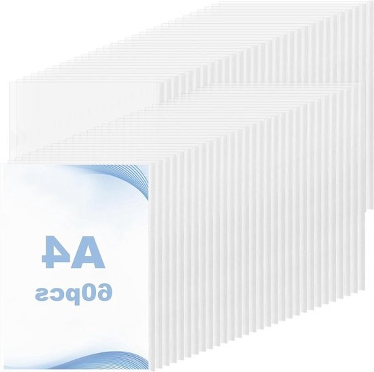 60 Stuks A4 Sliding Bar Binders met Klemrails - Plastic Mappen voor Documenten