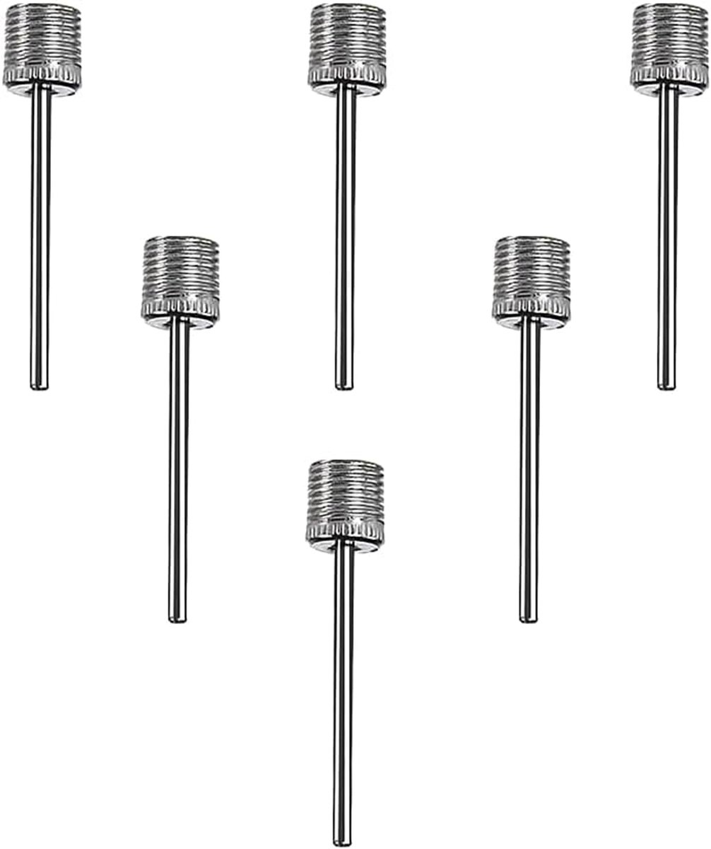 Bal Pomp Naald, 6 Stuks Luchtpomp Naalden, Dubbele Gaten, Opblaasbare Naald, Balpomp Opblaasnaalden, Voor Basketbal, Volleybal, Rugby, Voetbal, Sportballen