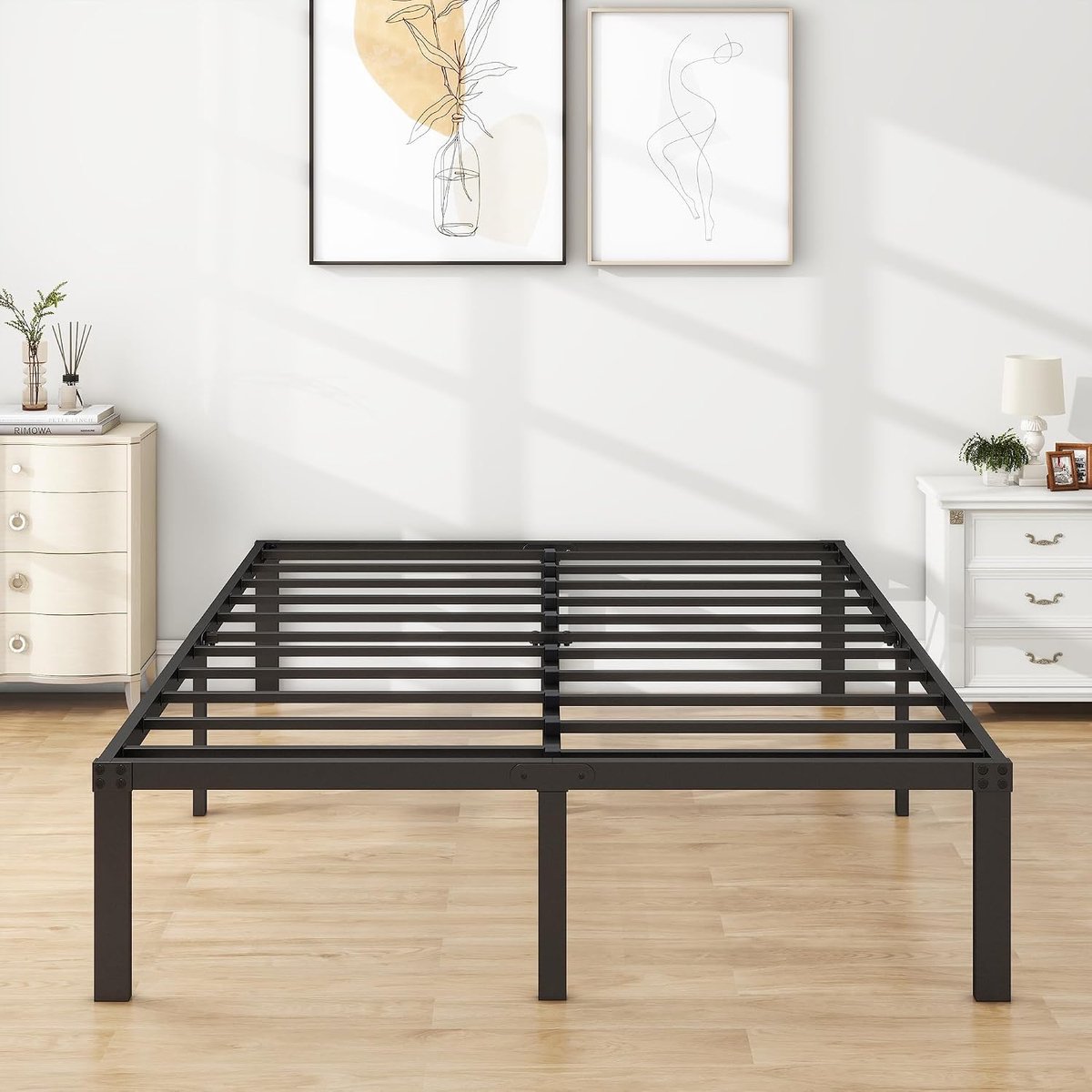 Bed 120 x 200 cm, eenpersoonsbed met opbergruimte onder bed (bedden 120 x 200 cm, zwart)