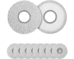 Accessoires voor Bosch Spotless Max BCRDW3B & Spotless Max Cam BCRDW3BX stofzuiger robot dweilpads doeken reserveonderdelen BHZRMP3 (10 stuks)