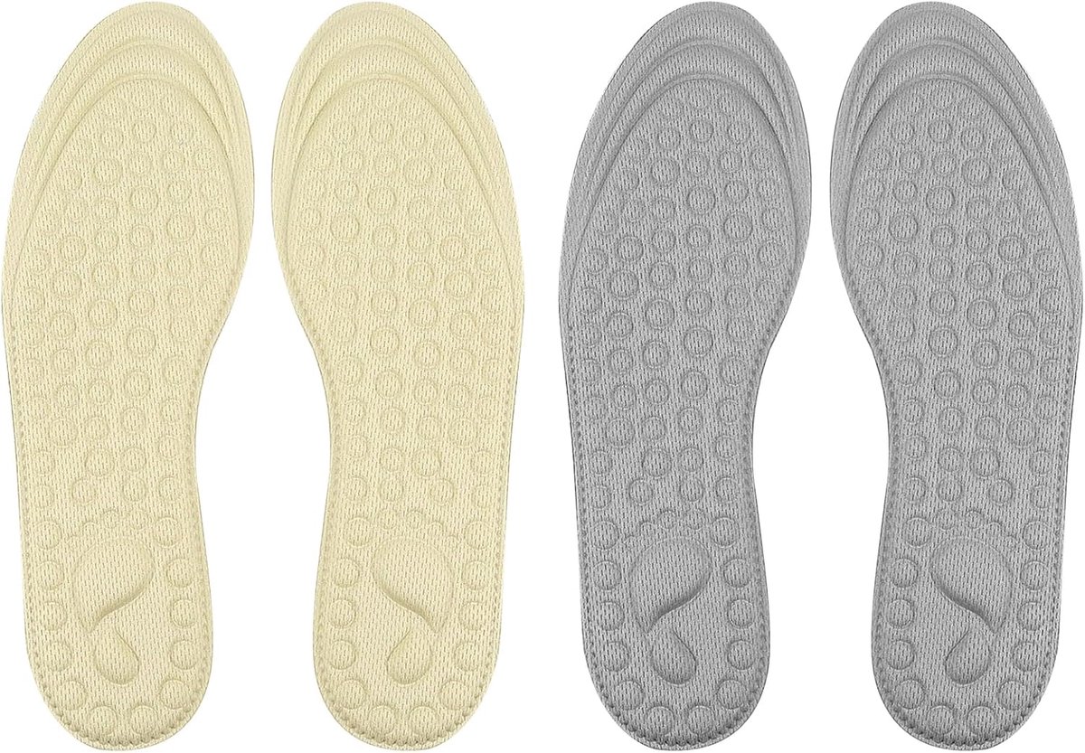 Inlegzolen voor kinderen, 2 paar zachte schoenen, kinderzool, op maat te snijden, zolen van traagschuim