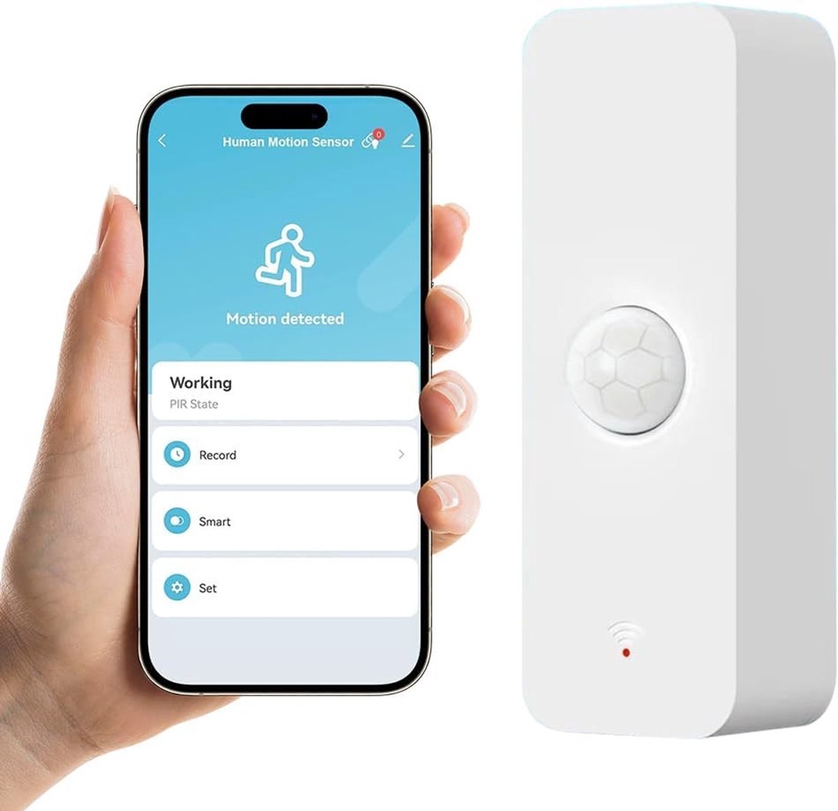 Slimme Bewegingssensor voor de Mailbox, Draadloze Wifi Sensor voor Thuisveiligheid, Real-time Beveiliging en Monitoring