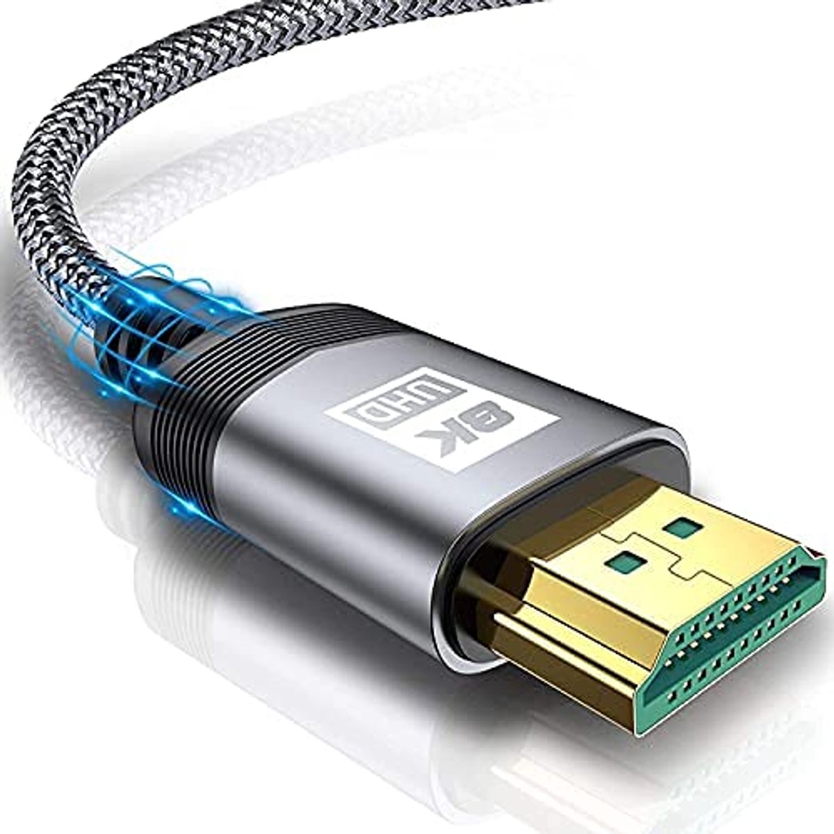 8K HDMI 2.1 Kabel 4M,Ultra HD 48Gbps Highspeed 10K 8K@60Hz, 4K@240HZ 165HZ 144HZ 120Hz, HDCP 2.3, UHD eARC HDR 10+, Vision VRR, compatibel met PS5/4/3, 11K Gaming, TV, Blu-rayspeler, Projector