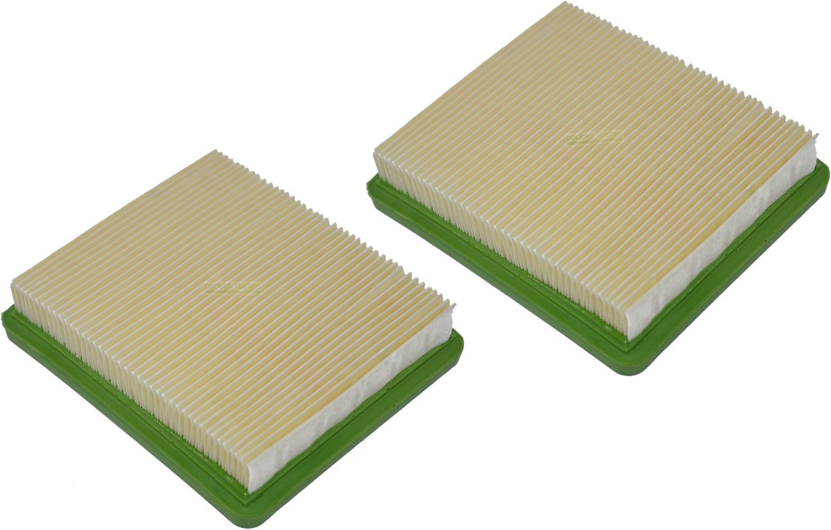 2 stuks luchtfilter voor grasmaaier Hecht 546SX, 546SXW, 547, 553SX, 746R, 761R Fuxtec FX-RM4639