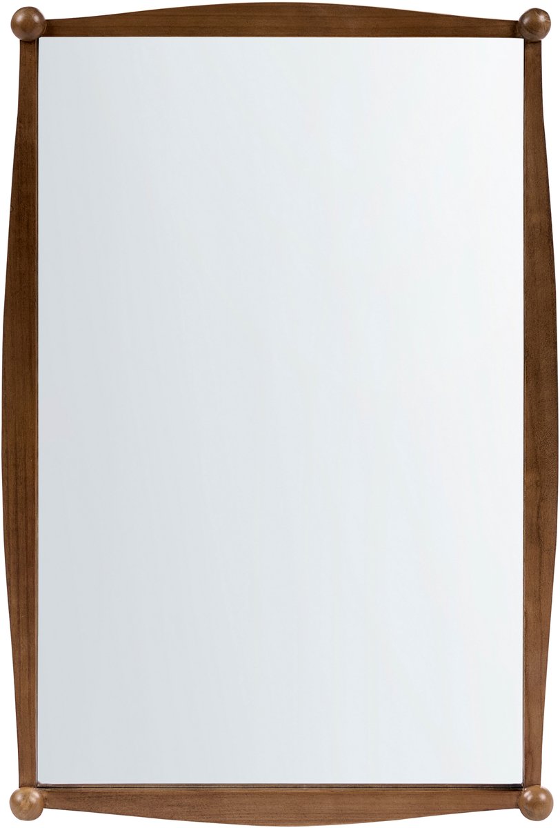 Beliani TORTERON - Wandspiegel - Bruin - Glas