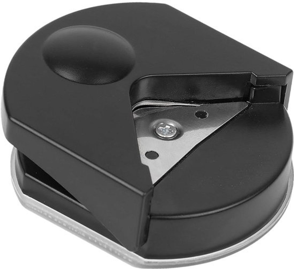Hoekrounderpons - Cirkelsnijder en papierperforator - Voor kaarten maken en DIY - Professionele afwerking - 4 mm radius - Zwart