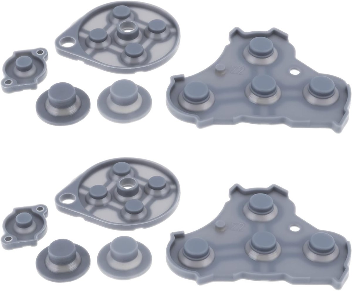 2 x Game Console Controller Rubberen Knop Pad Sets Compatibel met GameCube - ShopVlot