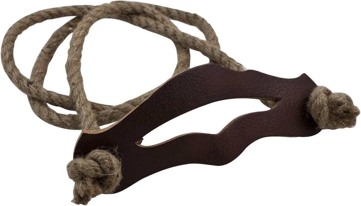 Zwaardhouder van Hout - Gemaakt van Jute Touw - Stevige Bevestiging - Ideaal voor Spellen - SnelShoppen