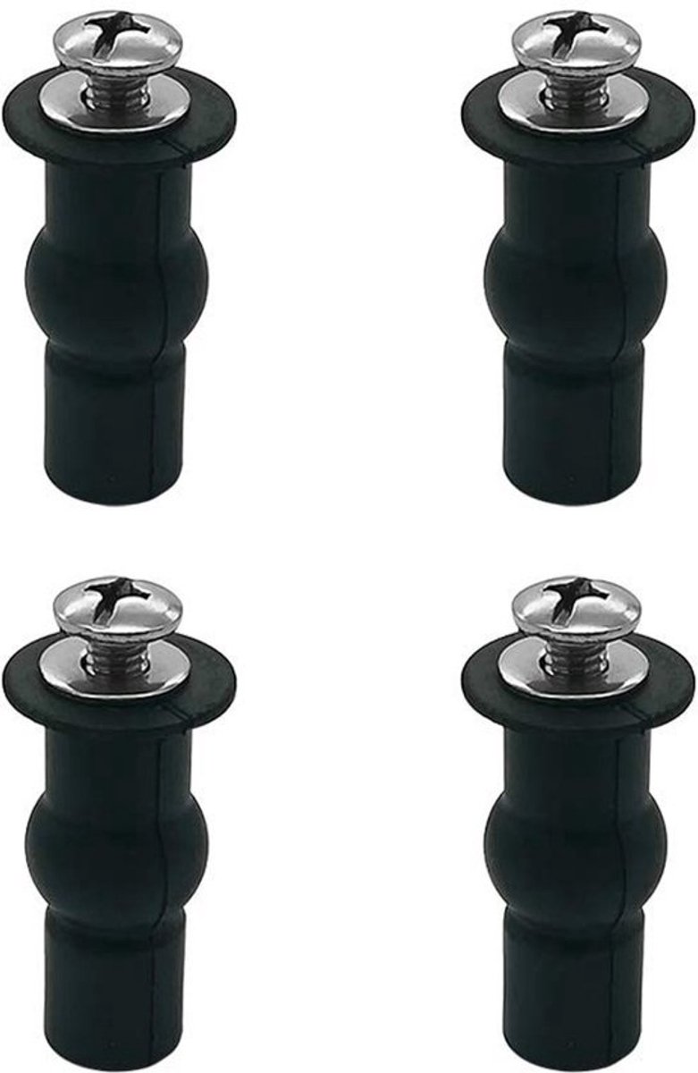 Solidchoice - Universele toiletzittingbevestigingsschroeven - Set van 2