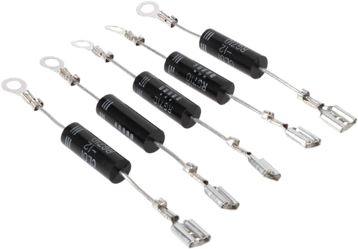 5 Piece Microwave Accessory Set for Diodes, Rectifier High Voltage One-Sided, Microwave Diode - ShopVlot