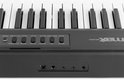 Detail van het bedieningspaneel en de toetsen van het zwarte MAX RhapsodyDP88S digitale piano keyboard.