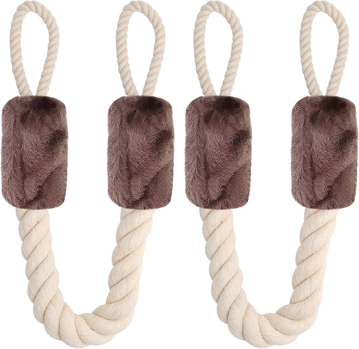 Set van 2 Deurstoppers - Veiligheidsoplossing voor Kinderen en Huisdieren, Bescherming voor Deuren en Handvatten, Katoenen Deurklemmen voor Extra Veiligheid