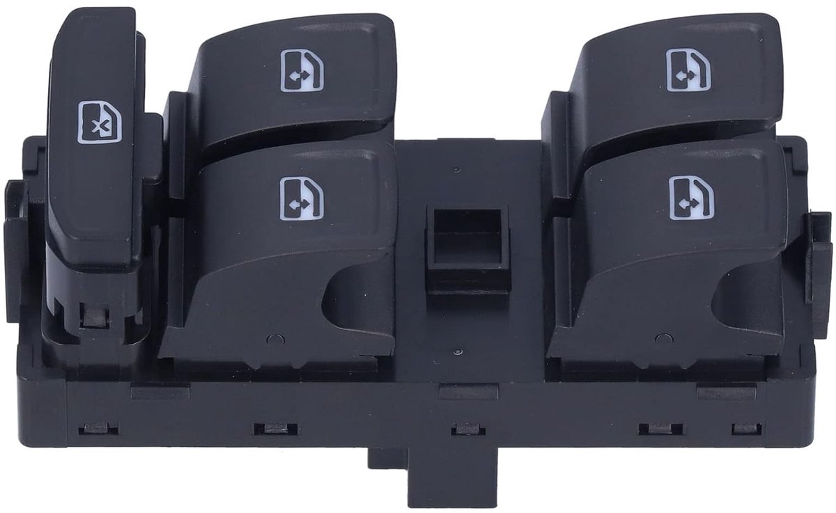 Main Window Control Switch 5G0 959 857 D Black, Fast Response, Long Life, Replacement for 2020 - ShopVlot