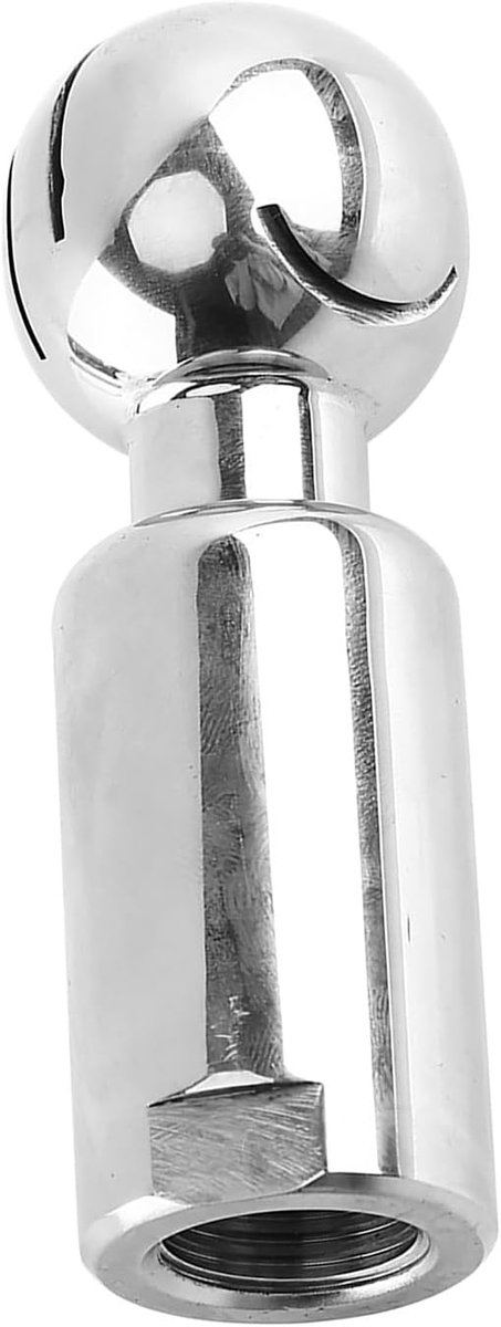 Dailygoods- Spraybal 360° Reiniging - Zelfreinigend - Hygiënisch - Voor Tanks - Roestvrij Staal - 1 tot 6 meter Reinigingsdiameter - Reinigingsbal