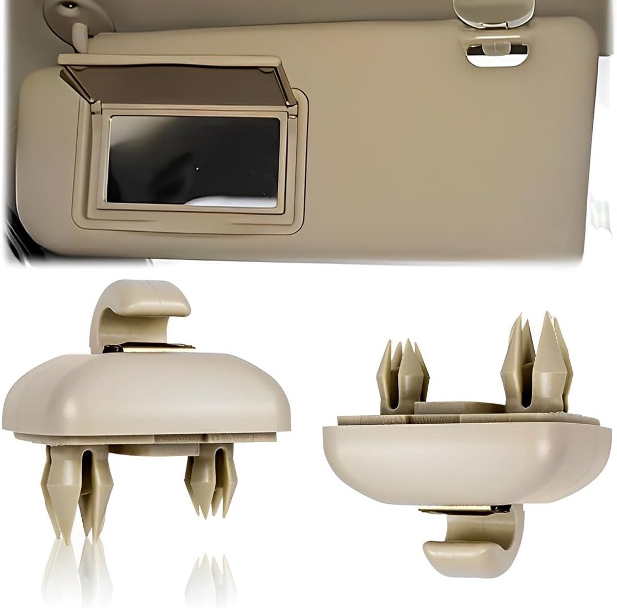 Car Sun Visor, Car Holder, Sun Visor, 2 Pieces Car Sun Visor, Clip Hook for Sun Visor, Compatible with A1, A3, A4, A5 - ShopVlot