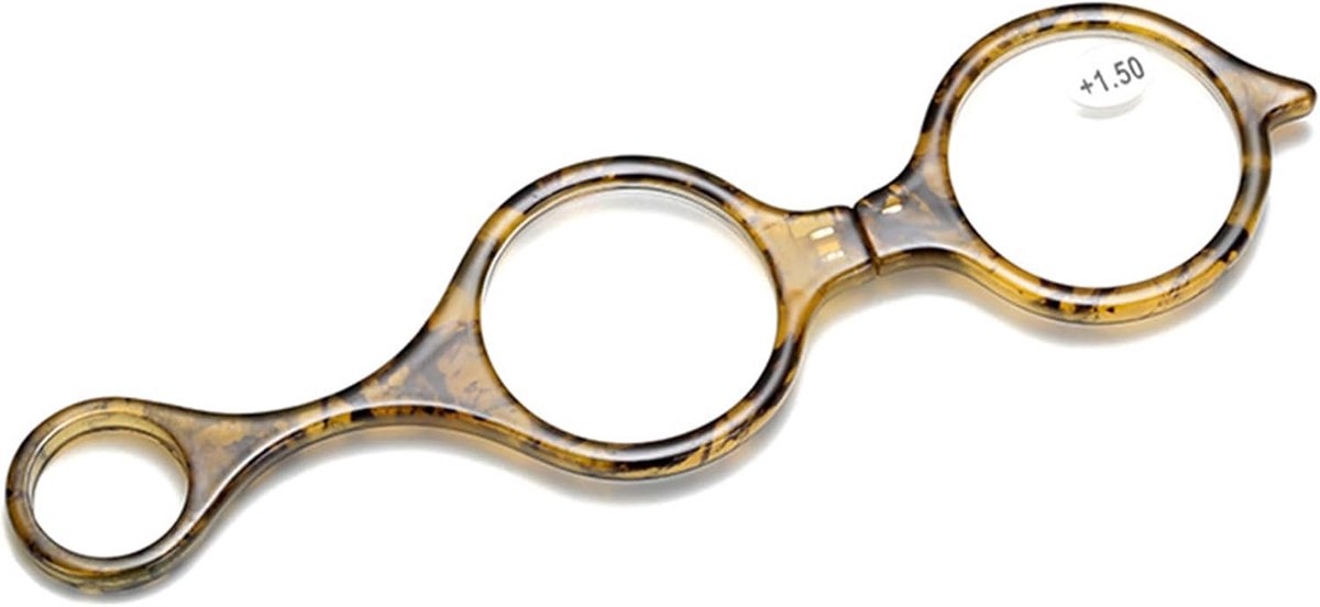 Lanomi Mini Reading Glasses, Handheld, Portable, Foldable, Necklace, Portable, Armless, Sight Aid, Hanging Neck - ShopVlot