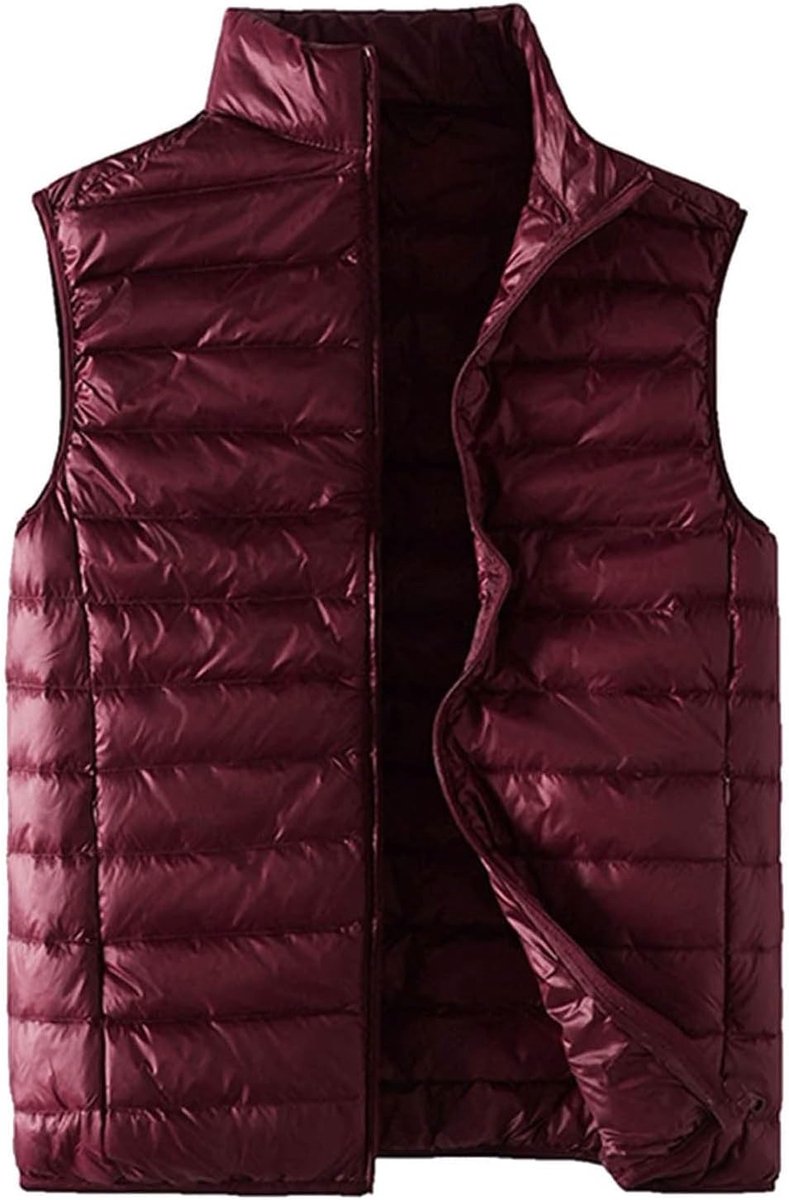 Effen vest voor heren, comfortabel en casual, warme fluwelen jas