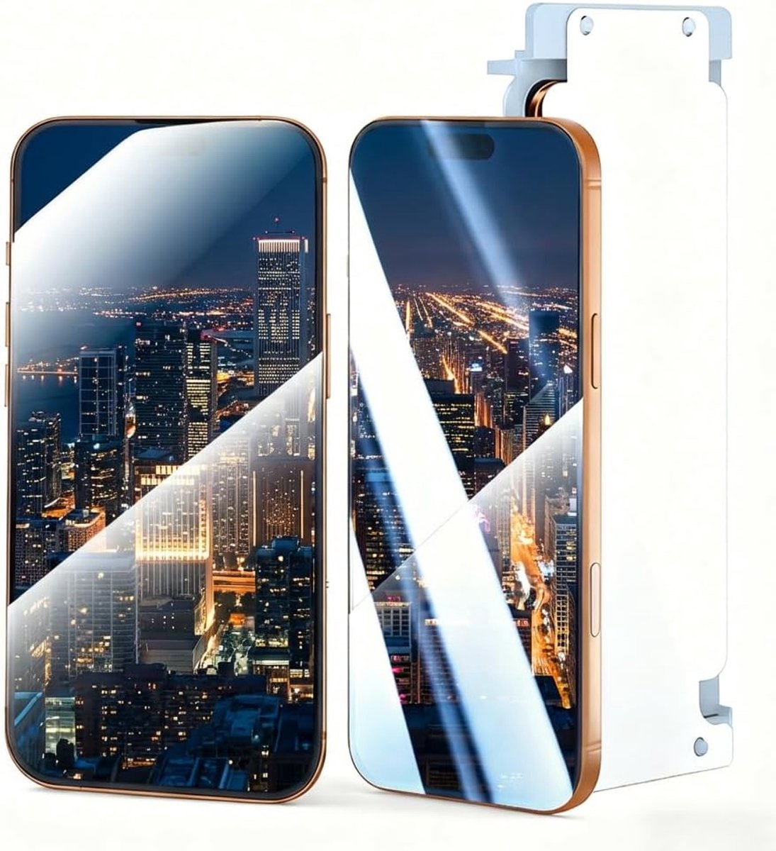 GOOGO AR-ontspiegelde PET-beschermfolie voor iPhone 16 Pro, met montagehulp - ShopVlot