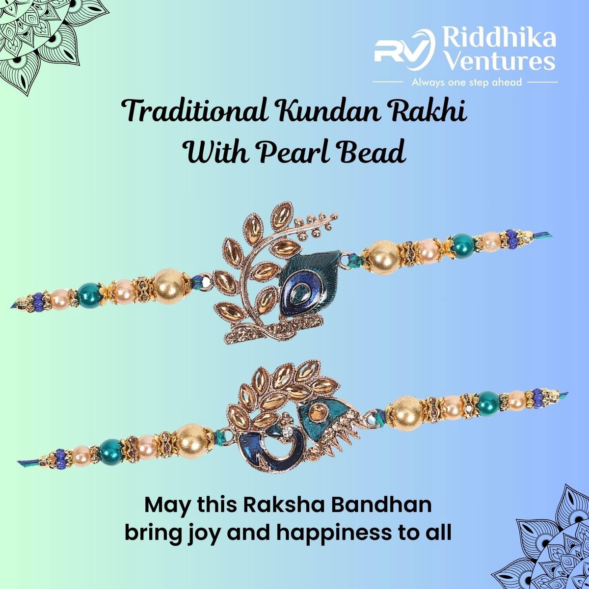 Riddhika Ventures Broer Rakhi Wenskaarten en Geschenken voor Bhaiya, Bhabhi - Raksha Bandhan Festival (K2K3) - ShopVlot