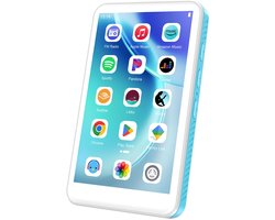 SWOFY D08 MP3-speler met bluetooth en wifi, Android 13, 32 GB, 4 inch touchscreen, ondersteunt Spotify, Audible, Play - ShopVlot