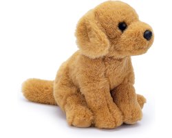 Zappi Co Palm Pups Golden Retriever Pluche hondenspeelgoed (15 cm) - gouden puppy - ShopVlot
