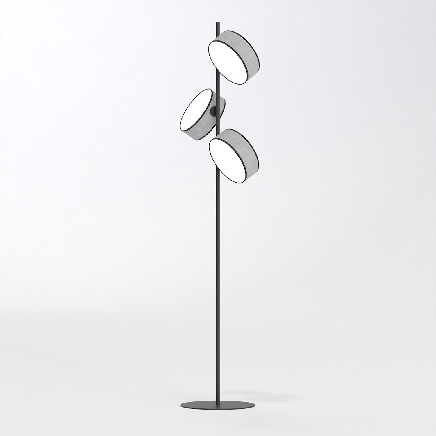 Emibig DRUMZ LP3 GRAY - Elegante vloerlamp voor elke ruimte