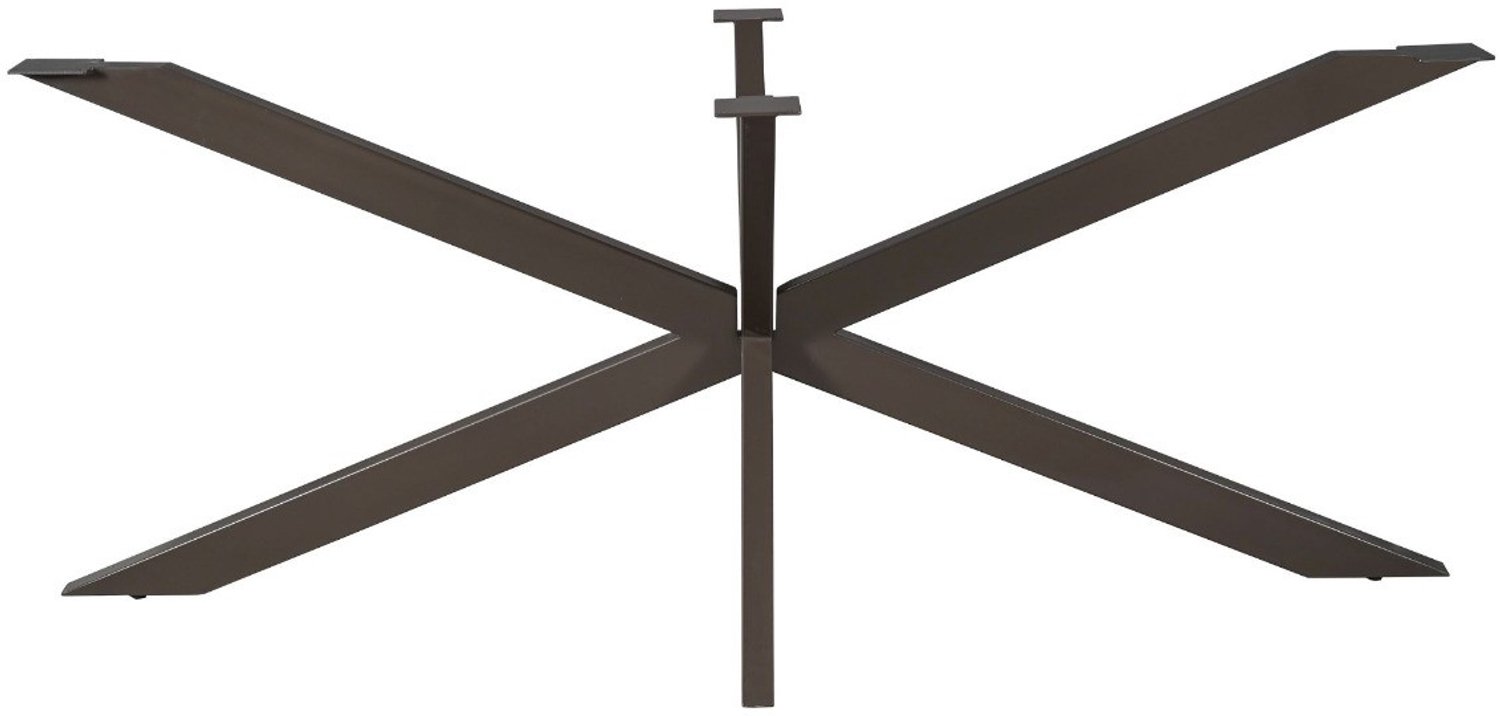 Starfurn Matrixpoot ovaal/rechthoek 190 cm koker 4x8 cm - anodic bruin