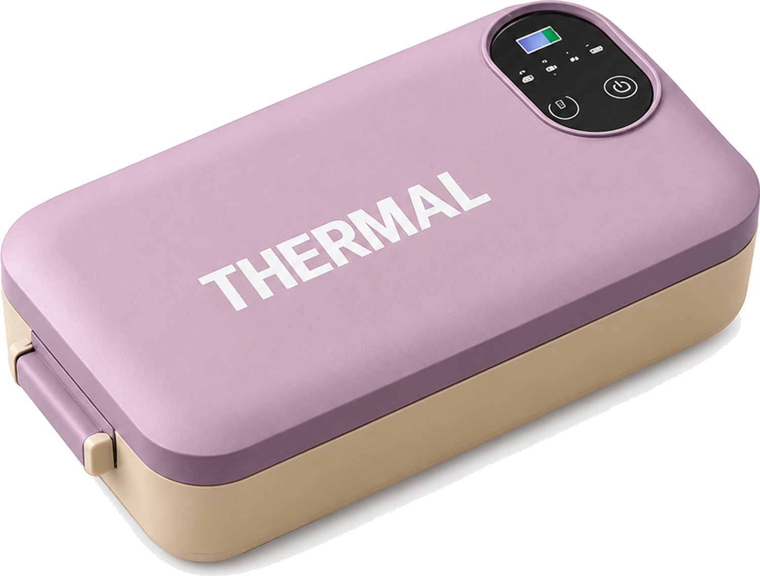 Broodtrommel met elektrische verwarming, oudroze, met 304-roestvrijstalen binnenbak, digitaal display, meerdere temperatuurstanden en timerfunctie