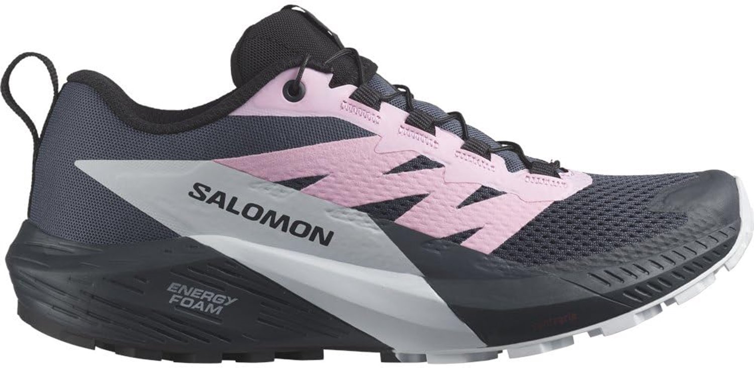 Salomon Sense Ride 5 Trail hardloopschoen Dames 41 1/3 EU India Ink / Lilac Sachet / Arctic Ice