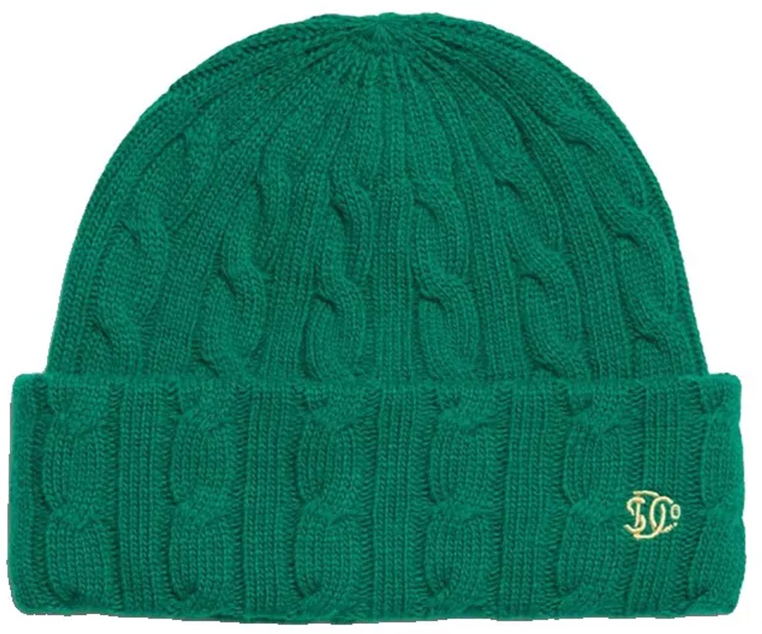Superdry Premium Cable Knit Muts Groen