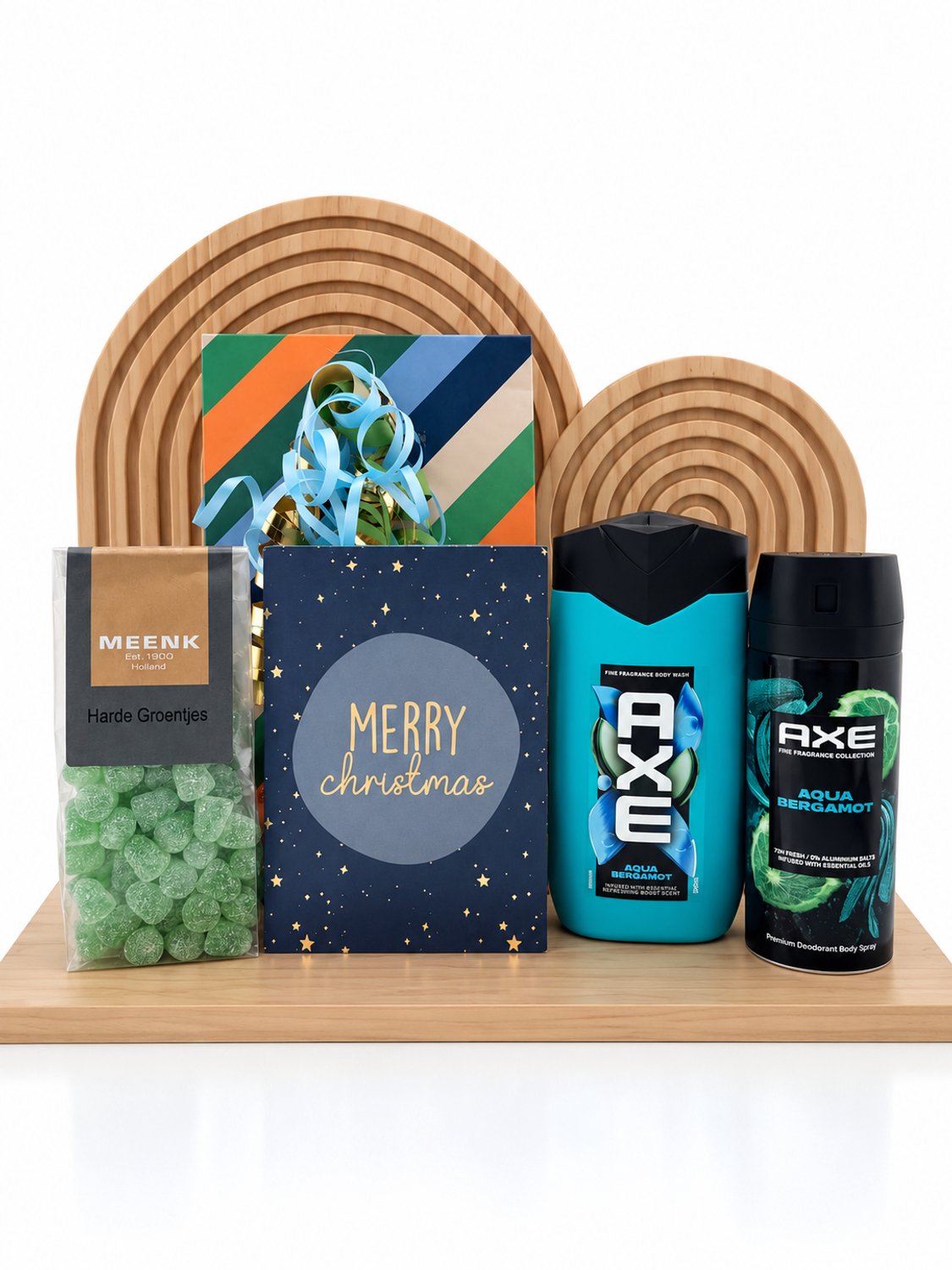 Kerst •Cadeaupakket Heren• Axe Bergamot - Leuk om cadeau te geven - Perfect Gifts