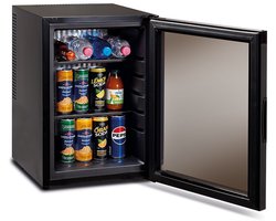 Technomax HP30LGN minibar koelkast - 30 liter - compleet geruisloos - glazen deur - binnenverlichting