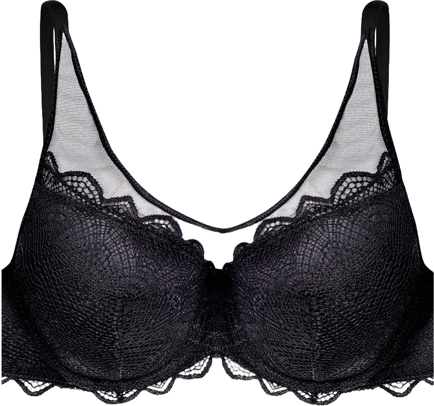 ESOTIQ Twiggy - Push-upbeha - Zwart - Rugsluiting